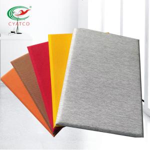 Wholesale Thickness 50mm Fabric Acoustic Panel Sound Absorbing Fireproof from china suppliers