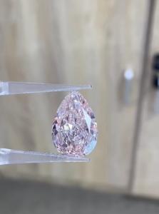 Wholesale 4CT Pear Cut Lab Grown Pink Diamonds for Jewelry Decorations Necklaces Rings Pendant from china suppliers
