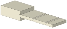 Optional beaded v-groove
