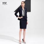 Customized Navy Ladies Office Formal Suits Set for Women Upgrade Your Office