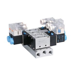 Wholesale DC12V / DC24V Pneumatic Solenoid Valve Manifold Plate From 2 Units - 20 Units from china suppliers
