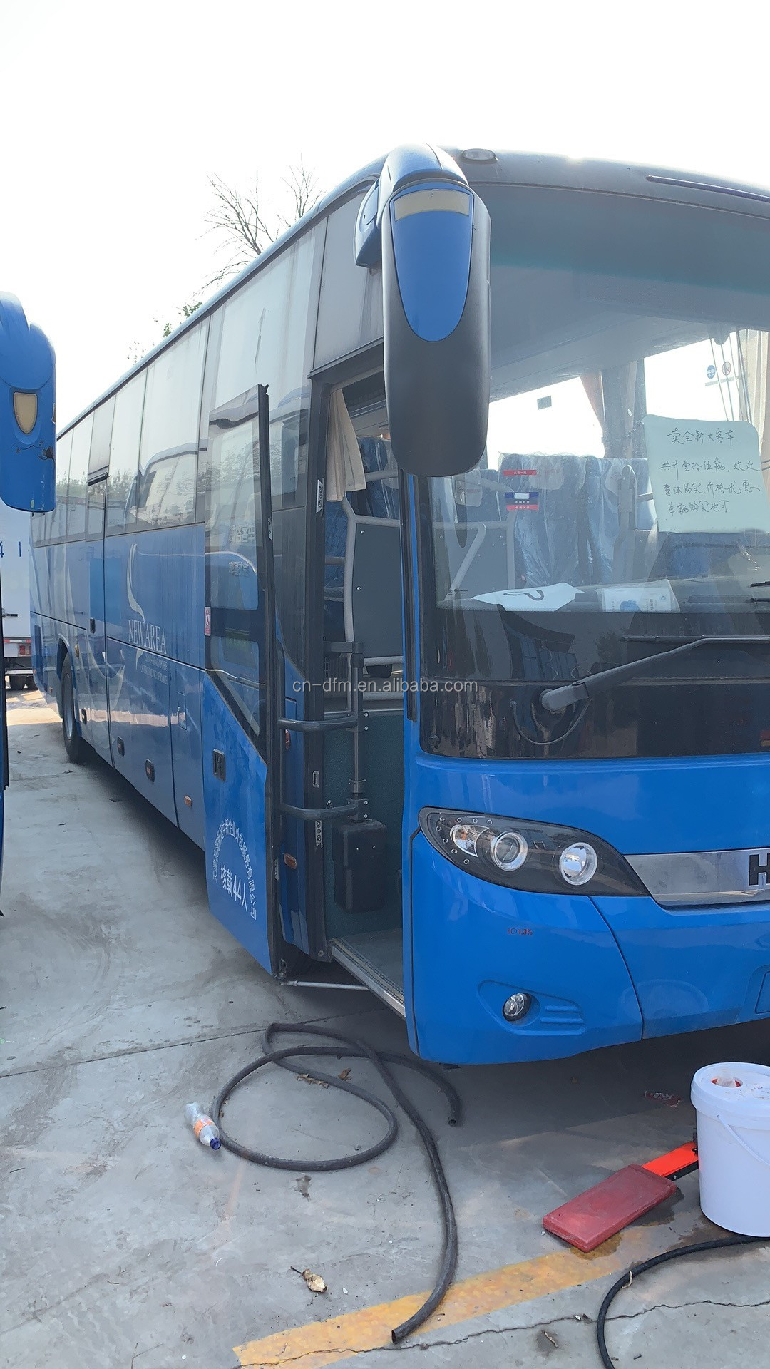 Kinglong Used Coach Bus Manual Transmission LHD Drive Excellent Performance