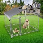 Dog Cage Dog Kennel Cover Weathergard large all Season Run Roof Perfect Fit