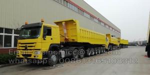 Wholesale SINOTRUK 6 Axle Dump Trailer , Heavy Duty Tipper Trailer With FUWA Brand Axle from china suppliers