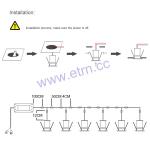 ETRN Brand 3Wx6 Round MINI LED Downlights Cabinet Light Spotlights Ceiling Light