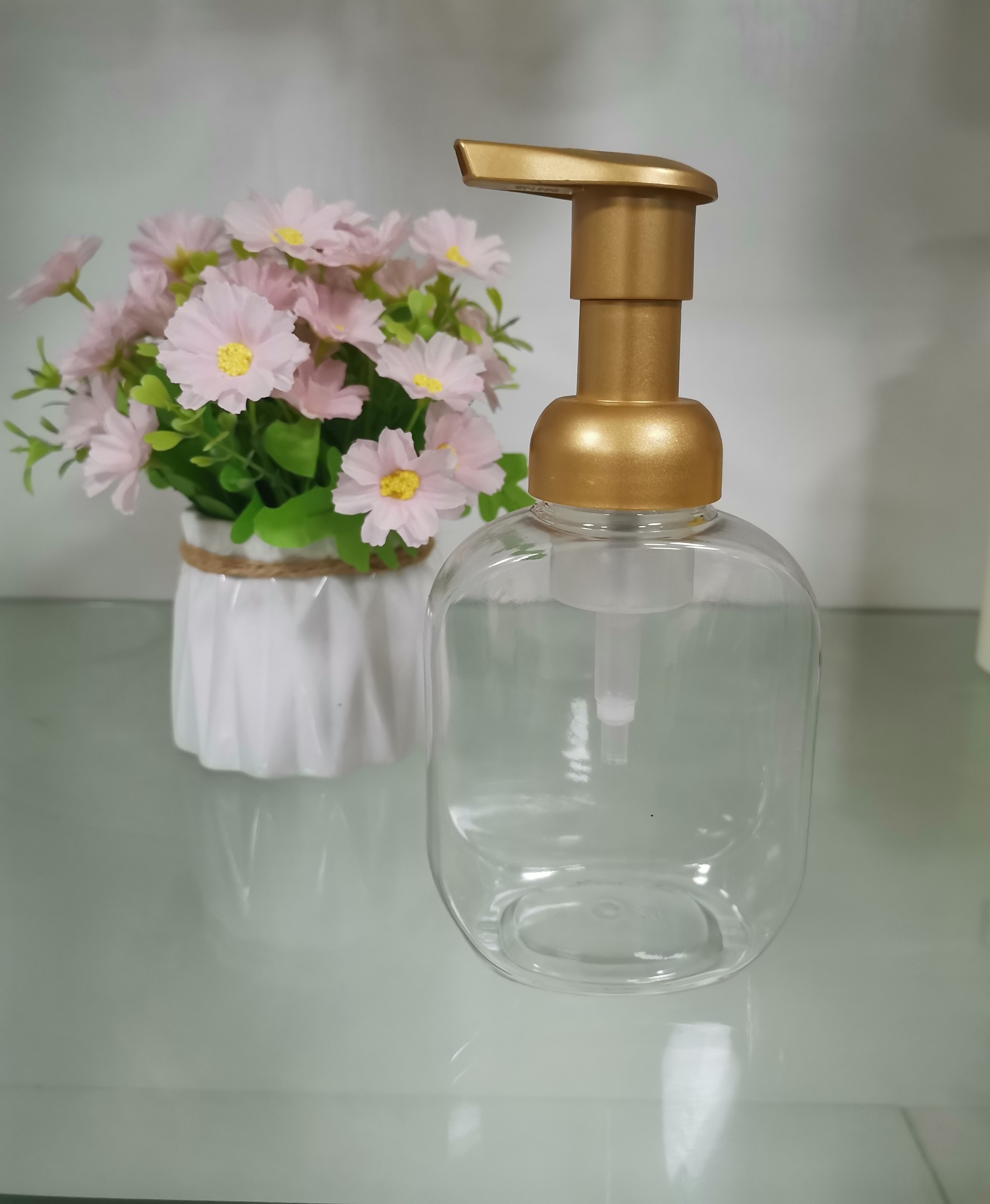 White 304/316 Spring Foam Pump Non Spill 0.8CC 1.2 CC Output For 40mm Foam Pump Bottle
