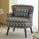 Luxury Retro Ringer Solid Wood Chair Hotel Bedroom Living Room