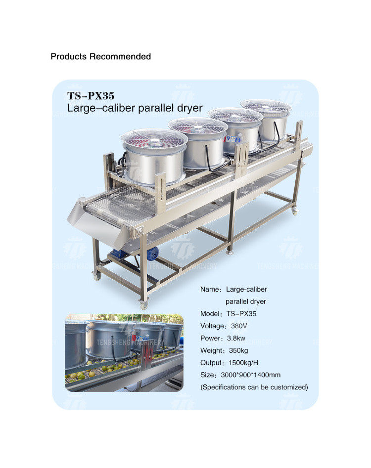 0.75KW 380V Commercial Vegetable Vibration Draining Machine