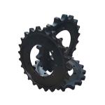 PC200 Excavator Track Sprocket Double Roller Chain Sprockets 205-27-71281 20Y-27