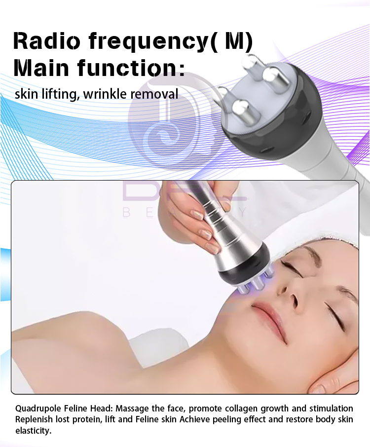 Cavitation Vacuum Radio Frequency Body Laser Shape Rf Cellulite Removal 80K Magnetic Therapy Massage Weight Loss Machine