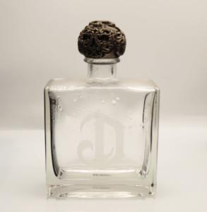Wholesale Deleon Tequila Glass Bottle Embossed Engraving Sandblasting Glass Bottles from china suppliers
