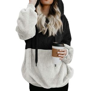 Wholesale Factory Custom 100% Polyester Zipper Up Women's Long Sleeve Hoodies Fleece Sweatshirts Pullover from china suppliers
