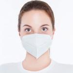 White Color KN95 Hygiene Face Mask For Personal Respiratory Protection