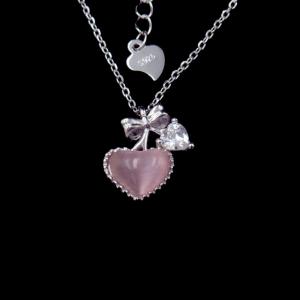 Wholesale Plating Gold Cats Eye Jewelry Sterling Silver With Heart / Bow Tie from china suppliers