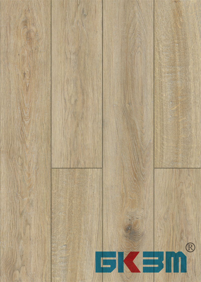 DP-W82144-1 Castle Oak Spliced Rigid Luxury SPC Flooring Warm Brown Fireproof Anti Srach