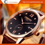 066A Fashion Business Watch Super Classic Design Rose Gold Roman Numbers Unisex