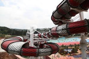 Wholesale Amusement Park Fiberglass Adult Water Slide With Galvanized Carbon Steel Frame from china suppliers