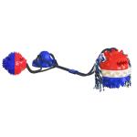 Powerful Double Sucker Dog Toy Molar Dog Supplies Bite Resistant Ball