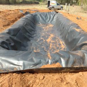 Wholesale Black HDPE Geomembrane 0.75mm for Fish Shrimp Farm Plastic Pond Liners in Philippines from china suppliers