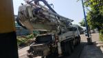 300KW Zoomlion Concrete Boom Truck , Boom Pump Truck Well Maintenanced