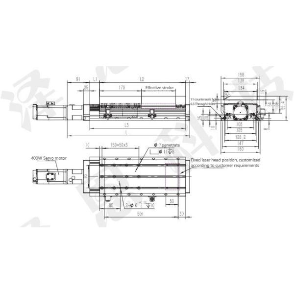 Single Axis Actuator Ball Screw Linear Guide Module Linear Actuator