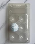 6 Golf Balls Transparent Packaging Plastic Box Paper Gift Box Packaging