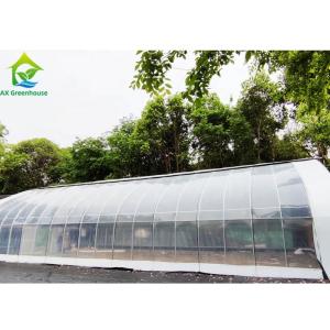 Wholesale Auto Blackout Light Dep Greenhouse With Electric Film Rolling Tunnel Greenhouse from china suppliers
