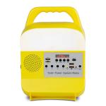 IP55 MP3 Emergency Solar Panel Home Lighting System For Outdoor Picnic