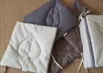 Fashion Decorative Throw Pillows Embroidered Logo Custom For Couch / Sofa