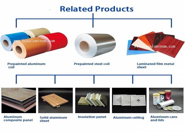8feet Long Rolled Aluminum Coil , Polished Surface 1050 Aluminum Coil