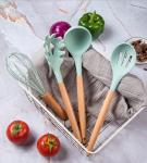 undegradable Silicone Kitchen Utensil Sets , Minimalist 12 Piece Silicone