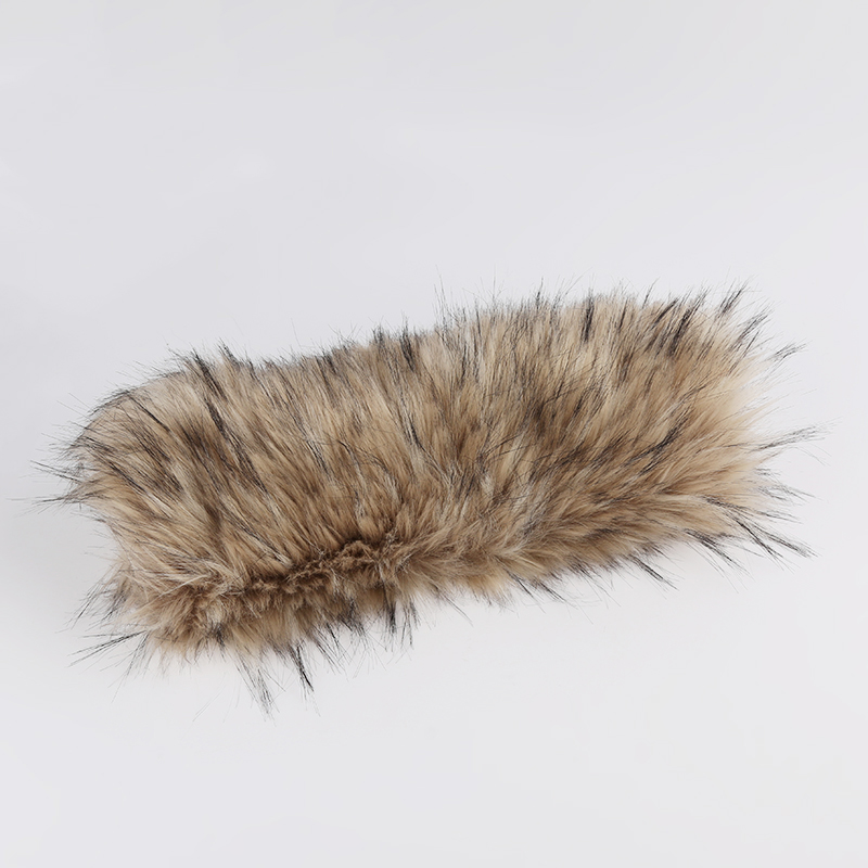 Knitted High Pile Artificial Fur For Garments Collar Yarn Count