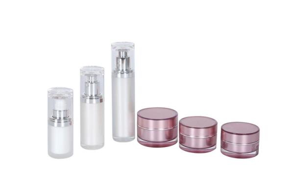 15ml Cylinder Cosmetic Pump Bottle 80g Eye Cream Jar Daily Facial Skincare Gift