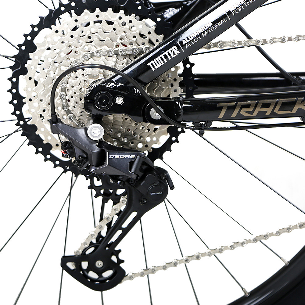 Light Weight AL7005 Aluminium Full Suspension Mountain Bike Smooth Welding Inner Cables