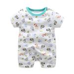 Soft Cute Newborn Baby Clothes Short Sleeve Bodysuit Baby Boys And Girls