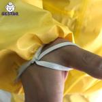 Yellow Type 3B/4B/5B/6B Disposable Medical Coverall for Virus Bacteria