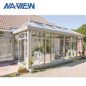 Wholesale Aluminium All Season Sunroom Addition Single Toughened Roof Glass from china suppliers