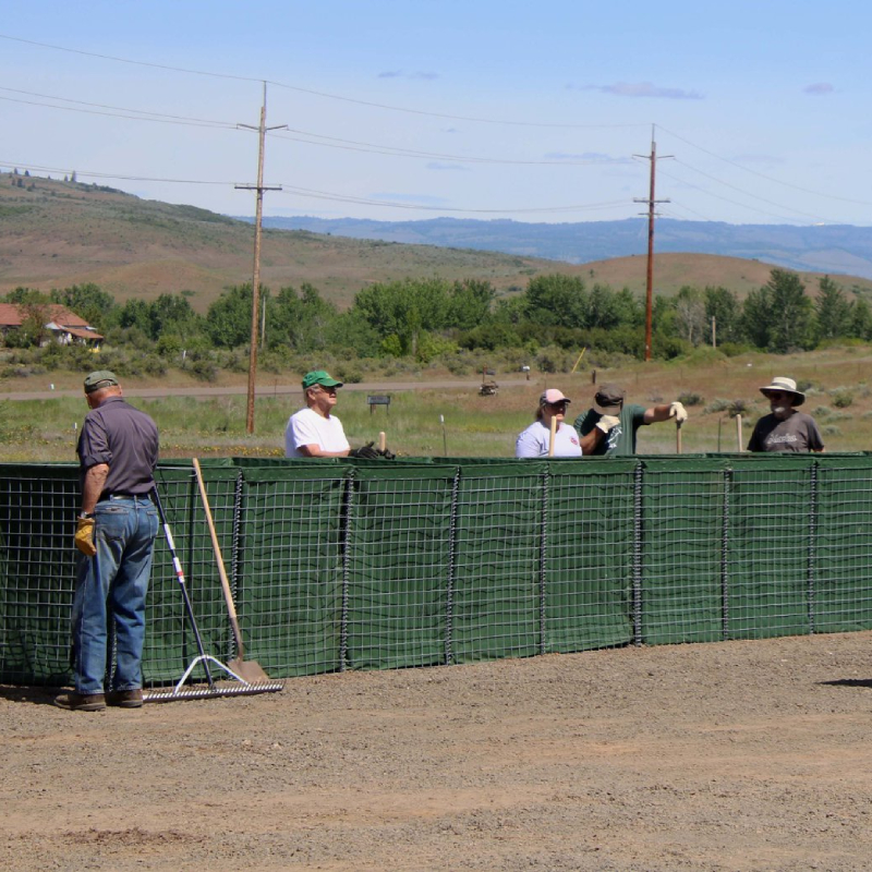 4mm Military Sand Barriers Anti Corrosion Explosion Proof Wall
