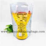 1L Stand Up Liquid Spout Bags With Butterfly Valves / Spigot For Wine Juice