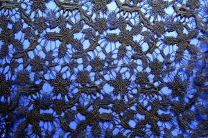 Wholesale Garment Accessories Chemical Lace Fabric Water Soluble Embroidery lace fabric in Different Color from china suppliers
