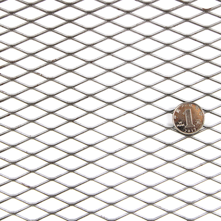 1-1/2" #16 Carbon Steel Expanded Metal Mesh For Display Units