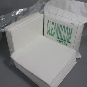 Wholesale Cellulose Polyester Cleanroom Paper Nonwoven White Low Lint Wipes For Cleaning Lab from china suppliers