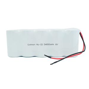 Wholesale Ni Cd Rechargeable Battery Pack D4000mAh 6.0V Cycle Life Batteries from china suppliers