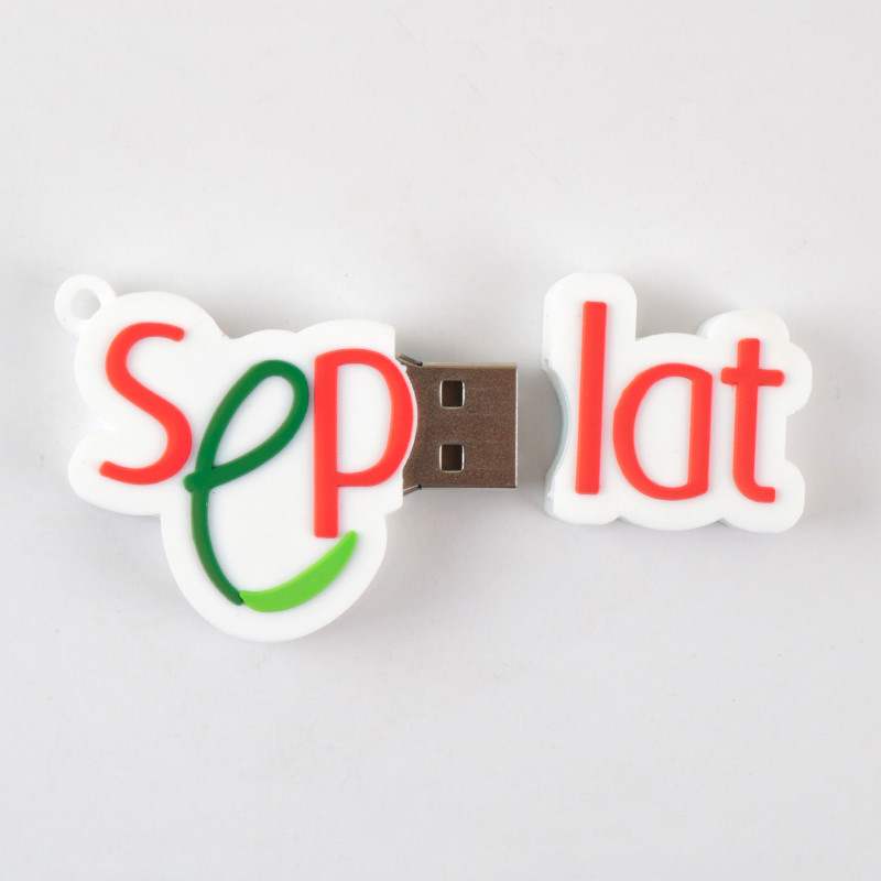 Open Mold Colors Custom USB Flash Drives with USB 2.0 Interface and Flash Memory