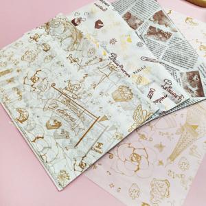 Wholesale Sandwich Oil Absorption Printed Greaseproof Paper 27.5*29.5CM from china suppliers