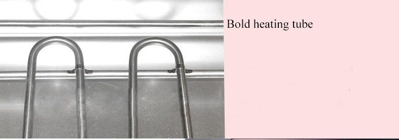 Electric Heating Cake Display Cabinet Counter Top 3-Layers Glass Food Warmer Showcase
