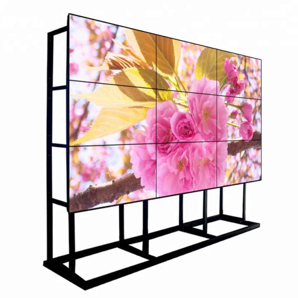 Outdoor Advertising Digital Lcd Display Wall Signage 1.7mm Narrow Bezel Lcd
