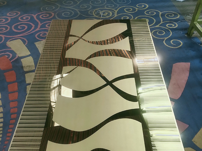 0.3mm Elevator Stainless Steel Mirror Etched Brushed Finishes Custom Interior Patterns