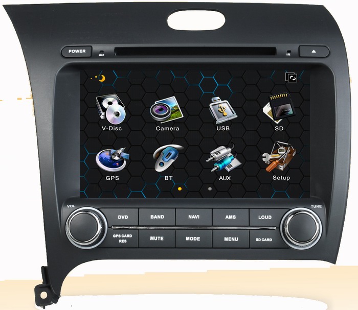 car audio deals for Kia K3 with DVD bluetooth video auto stereo navigation OCB-8051