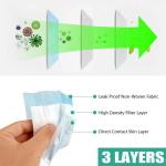 Health Protective Disposable Blue Mask , Triple Layer Mask High Level Protection